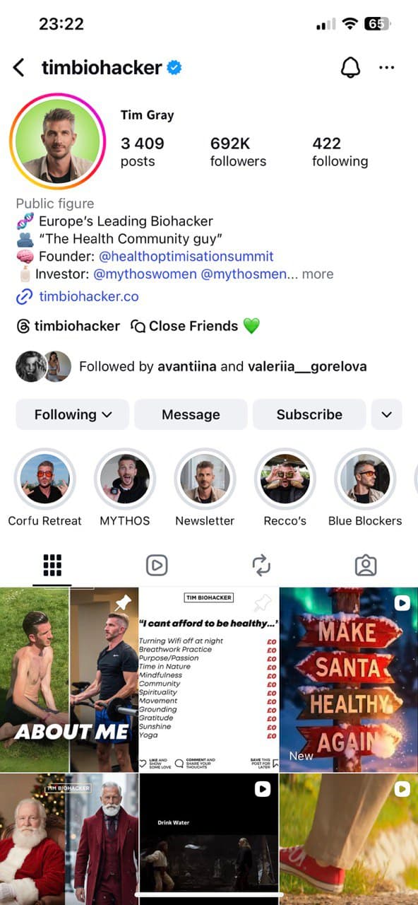 TIM GRAY - Biohacker UK